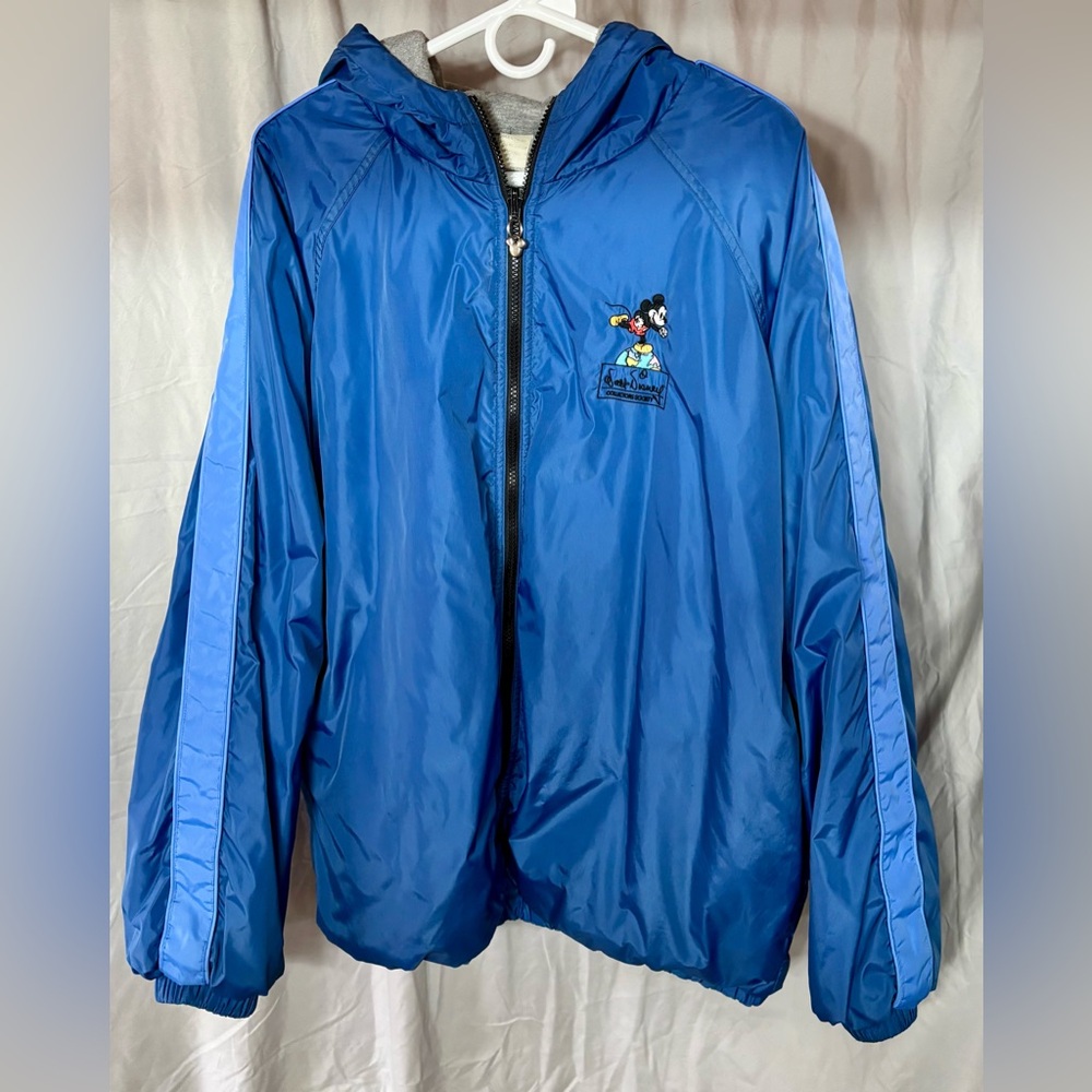 blue reversible Disney collectors society jacket. large